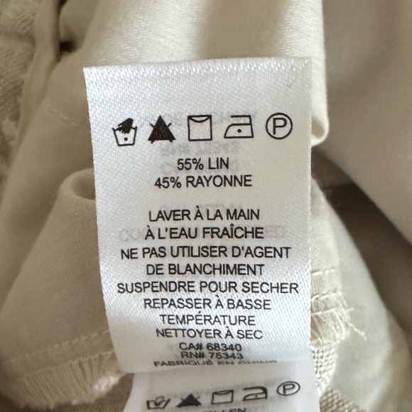 NWT House of Harlow 1960 - Tan Floral Wide Leg Pants - Picture 7 of 10